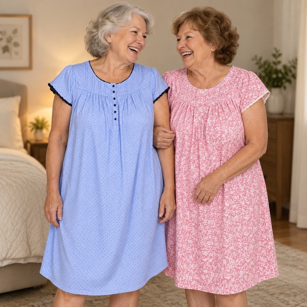 Aria Collection Women's Nightgown Lot  Medium Grannycore Cottagecore Lounge